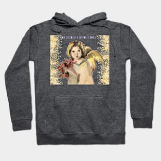 FOR UNTO US A SAVIOR IS BORN Holiday Angel Hoodie